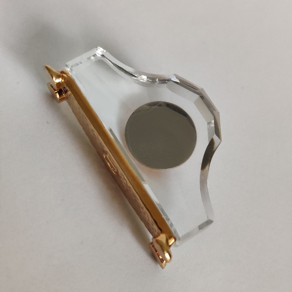 Retired Swarovski Swan 🦢 Mantle Clock Mint - Picture 7 of 10